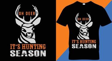 conception de t-shirt vintage de chasse à la chasse. vecteur