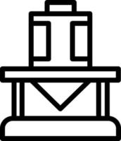 conception d'icône de vecteur de silo