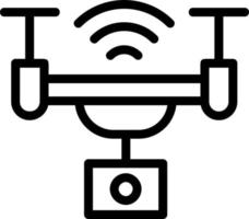 conception d'icône de vecteur de drone
