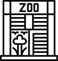 conception d'icône de vecteur de zoo