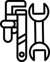 conception d'icône vecteur clé à tuyau