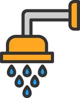 conception d'icône de vecteur de pommeau de douche