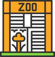 conception d'icône de vecteur de zoo