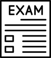 conception d'icône de vecteur d'examen