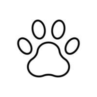vecteur de style de ligne plate d'icône d'hôtel acceptant les animaux domestiques pour la conception graphique et web