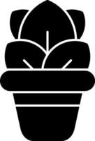 conception d'icônes vectorielles de plantes vecteur