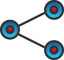 partager la conception d'icônes vectorielles vecteur