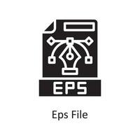 illustration de conception d'icône solide de vecteur de fichier eps. symbole de conception et de développement sur fond blanc fichier eps 10