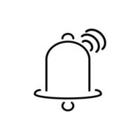 modèle de vecteur de conception d'icône de cloche