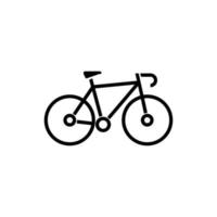 modèle de vecteur de conception d'icône de vélo