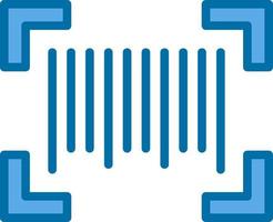 conception d'icône de vecteur de balayage de code à barres