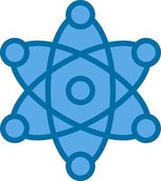 conception d'icône de vecteur d'énergie atomique