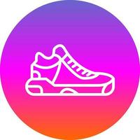 conception d'icône de vecteur de chaussure