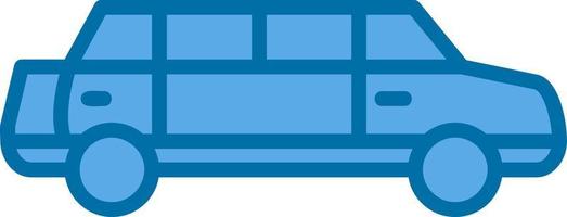 conception d'icône de vecteur de limousine