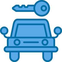 conception d'icône de vecteur de location de voiture