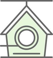 conception d'icône de vecteur de maison d'oiseau