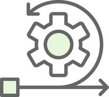 conception d'icône vectorielle agile vecteur