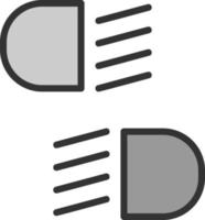 conception d'icône de vecteur de phare