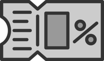 conception d'icône de vecteur de billet