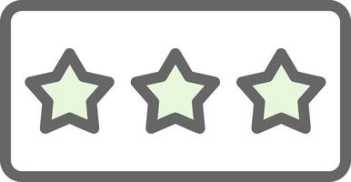 conception d'icône de vecteur de classement par étoiles