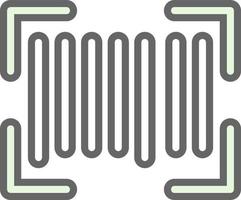 conception d'icône de vecteur de code à barres
