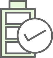 conception d'icône de vecteur de batterie