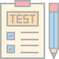 conception d'icône de vecteur de test