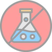 aucune conception d'icône de vecteur d'additifs