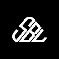 création de logo de lettre sbl avec graphique vectoriel, logo sbl simple et moderne. vecteur