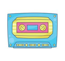 cassette des années 90 pop art vecteur