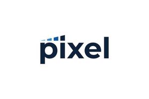 pixel logo icône vecteur isolé