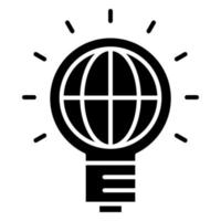 icône d'idées internationales, adaptée à un large éventail de projets créatifs numériques. heureux de créer. vecteur