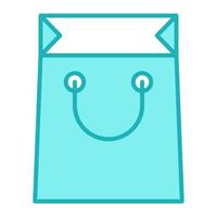 icône de sac à provisions, adaptée à un large éventail de projets créatifs numériques. heureux de créer. vecteur