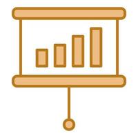 icône de prévision des ventes, adaptée à un large éventail de projets créatifs numériques. heureux de créer. vecteur