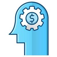 icône de gestion de l'argent, adaptée à un large éventail de projets créatifs numériques. heureux de créer. vecteur