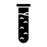 icône de tube de laboratoire, adaptée à un large éventail de projets créatifs numériques. heureux de créer. vecteur