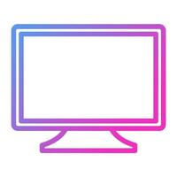 icône de la télévision, adaptée à un large éventail de projets créatifs numériques. heureux de créer. vecteur