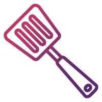icône de spatule, adaptée à un large éventail de projets créatifs numériques. heureux de créer. vecteur