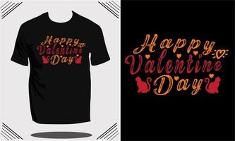 conception de t shirt femme saint valentin ou modèle et vecteur de conception de t shirt saint valentin