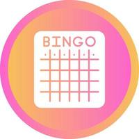 icône de vecteur de bingo