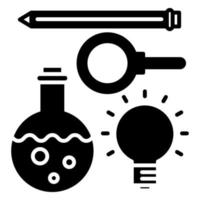 icône scientifique formelle, adaptée à un large éventail de projets créatifs numériques. heureux de créer. vecteur