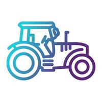 icône de tracteur, adaptée à un large éventail de projets créatifs numériques. heureux de créer. vecteur
