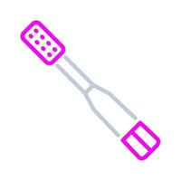 icône de brosse à dents, adaptée à un large éventail de projets créatifs numériques. heureux de créer. vecteur