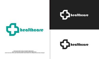 logo illustration graphique vectoriel de forme moderne de symbole de santé, digne d'une entreprise de santé, etc.