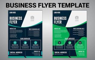modèle de flyer d'entreprise, modèle a4 de conception de flyer de brochure d'entreprise, modèle de flyer d'affiche, ensemble de flyer, bannières d'entreprise vecteur