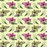 joli motif floral de petites fleurs belle et tendance vecteur harmonieux imprimés de tissu de mode