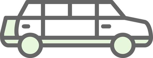 conception d'icône de vecteur de limousine