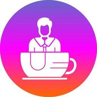 conception d'icône de vecteur de tour de tasse de thé