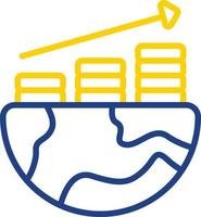 conception d'icône de vecteur d'économie