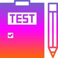 conception d'icône de vecteur de test